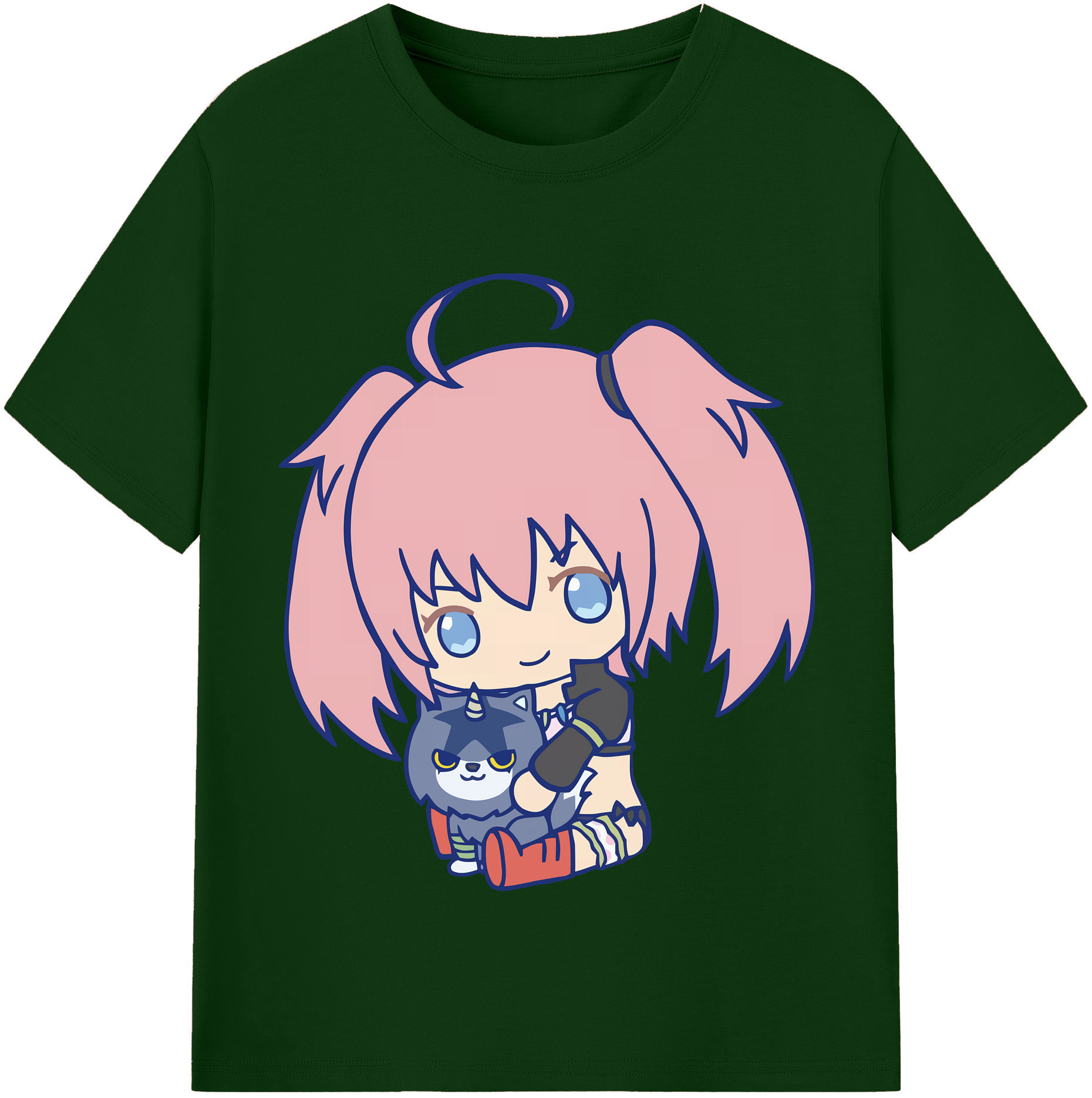 （画像用） 転スラ Regarding Reincarnated to Slime 綿100％半袖Tシャツ（フロントプリント）